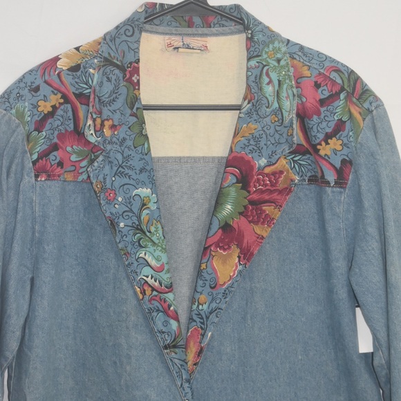 Vintage Hipster AMERICAN PROFILE DENIM JACKET SZ M - Picture 1 of 5